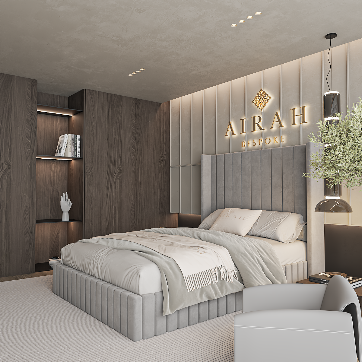 Modern Ashton bed frame UK – stylish upholstered frame for contemporary bedrooms