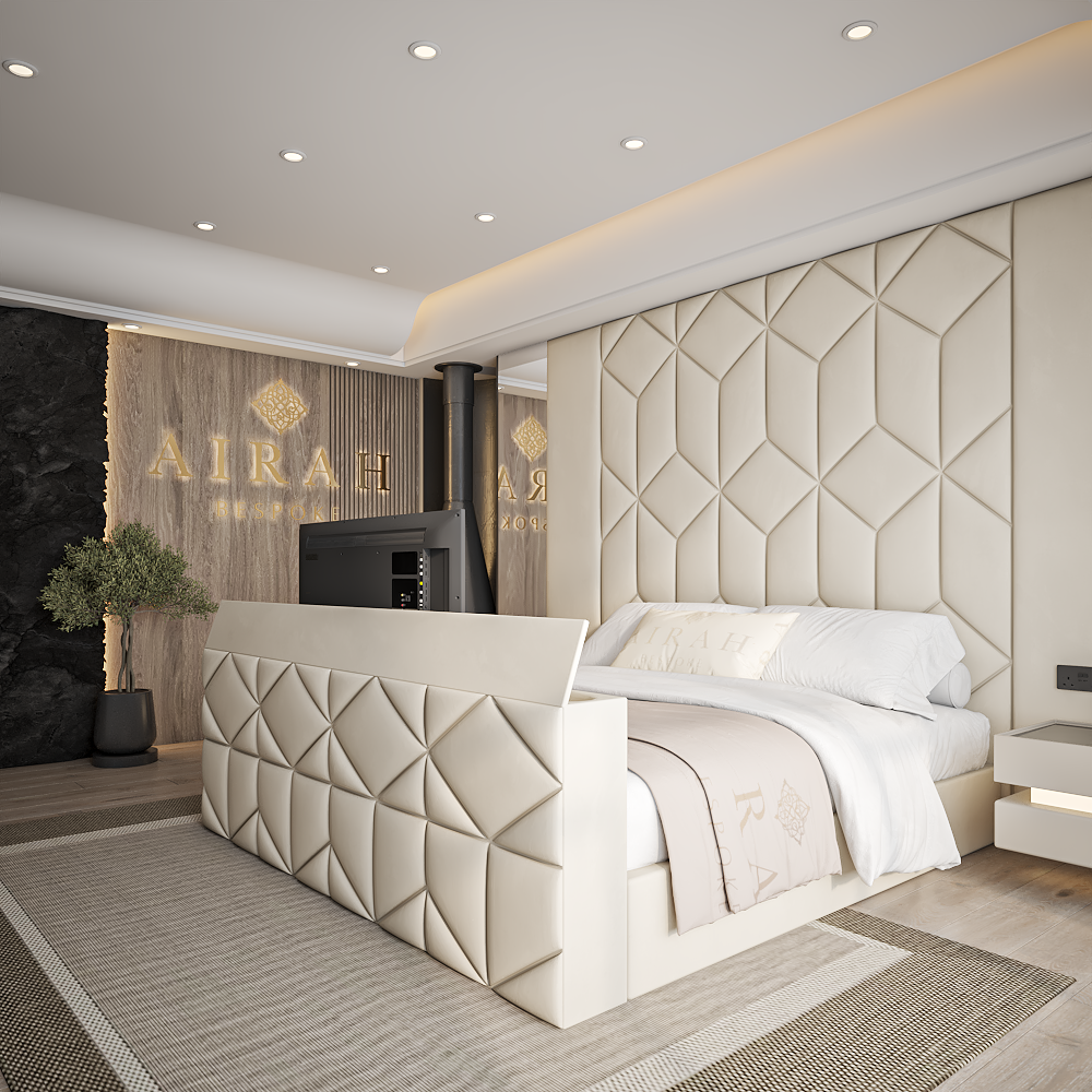 Modern Alora bed frame UK – stylish upholstered frame for contemporary bedrooms