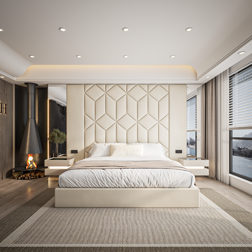 Modern Alora bed frame UK – stylish upholstered frame for contemporary bedrooms