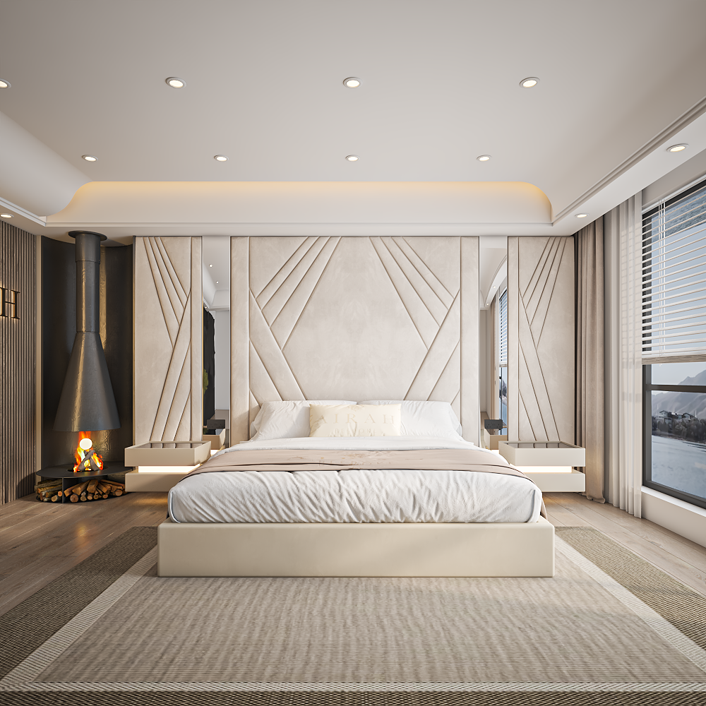 Modern Arden bed frame UK – stylish upholstered frame for contemporary bedrooms