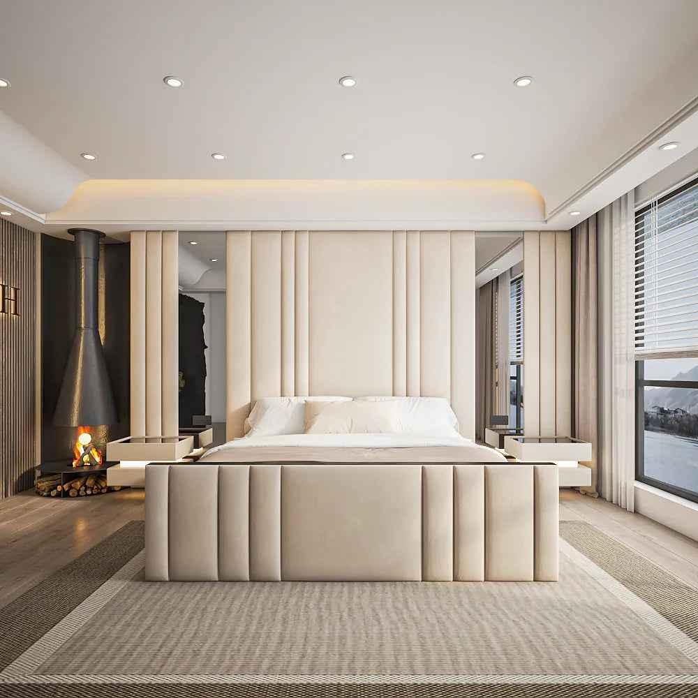The Vale foot board featuring designer craftsmanship, contemporary bedroom furniture