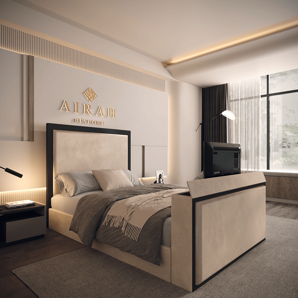 Velin Bed – premium upholstered bed frame for stylish UK bedrooms