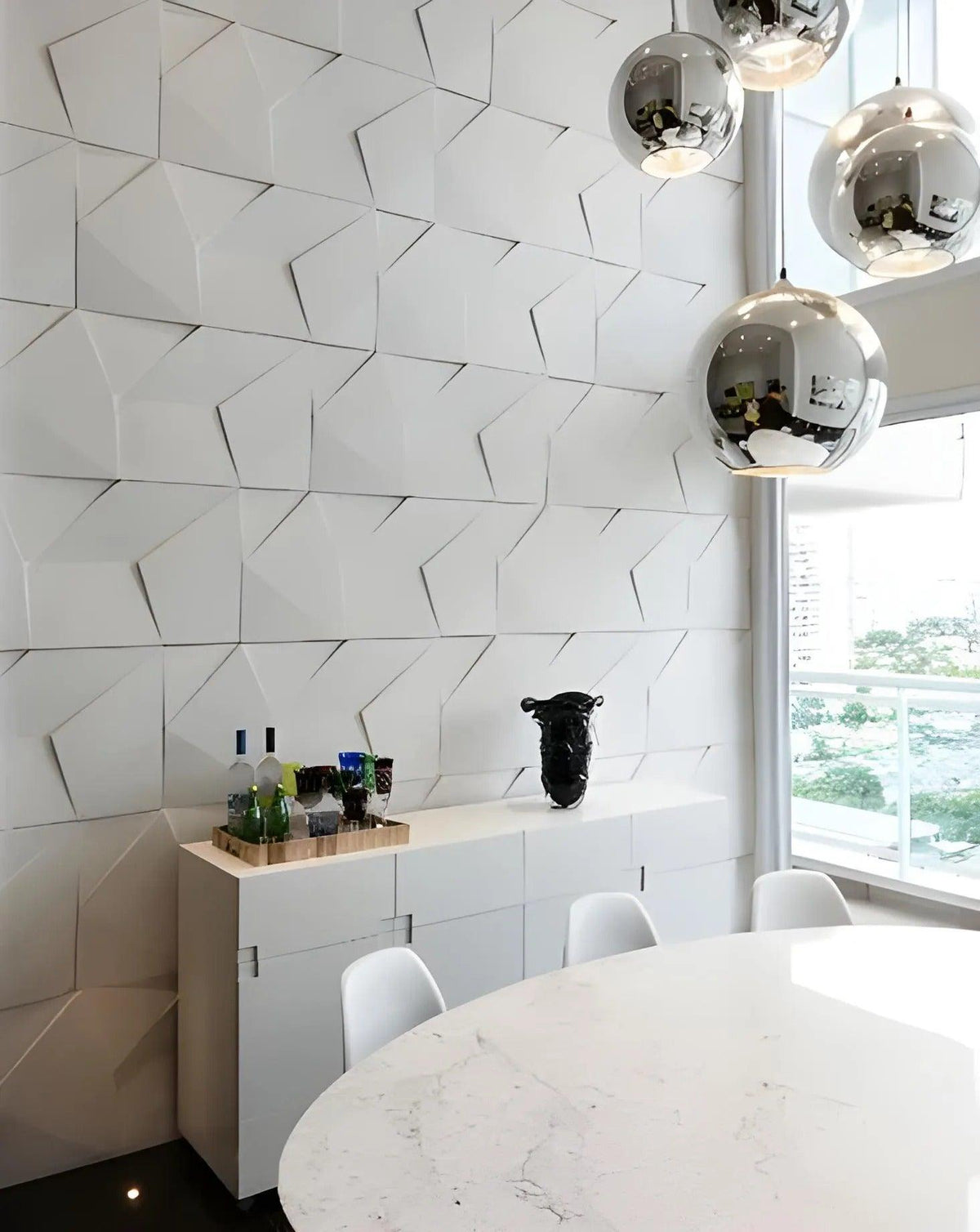 GYPSUM 3D WALL PANEL | ORIGAMI 0024
