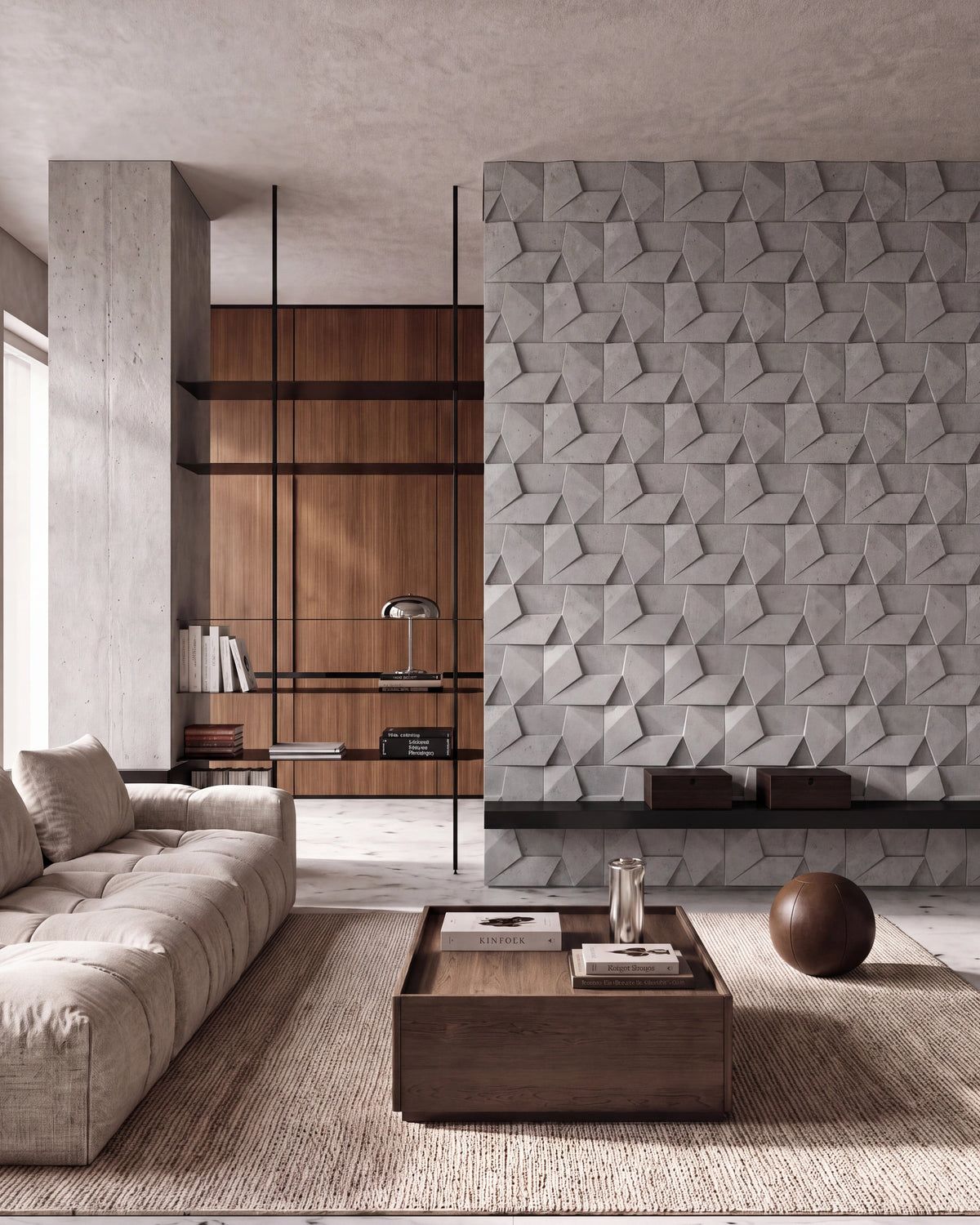 GYPSUM 3D WALL PANEL | ORIGAMI 0024