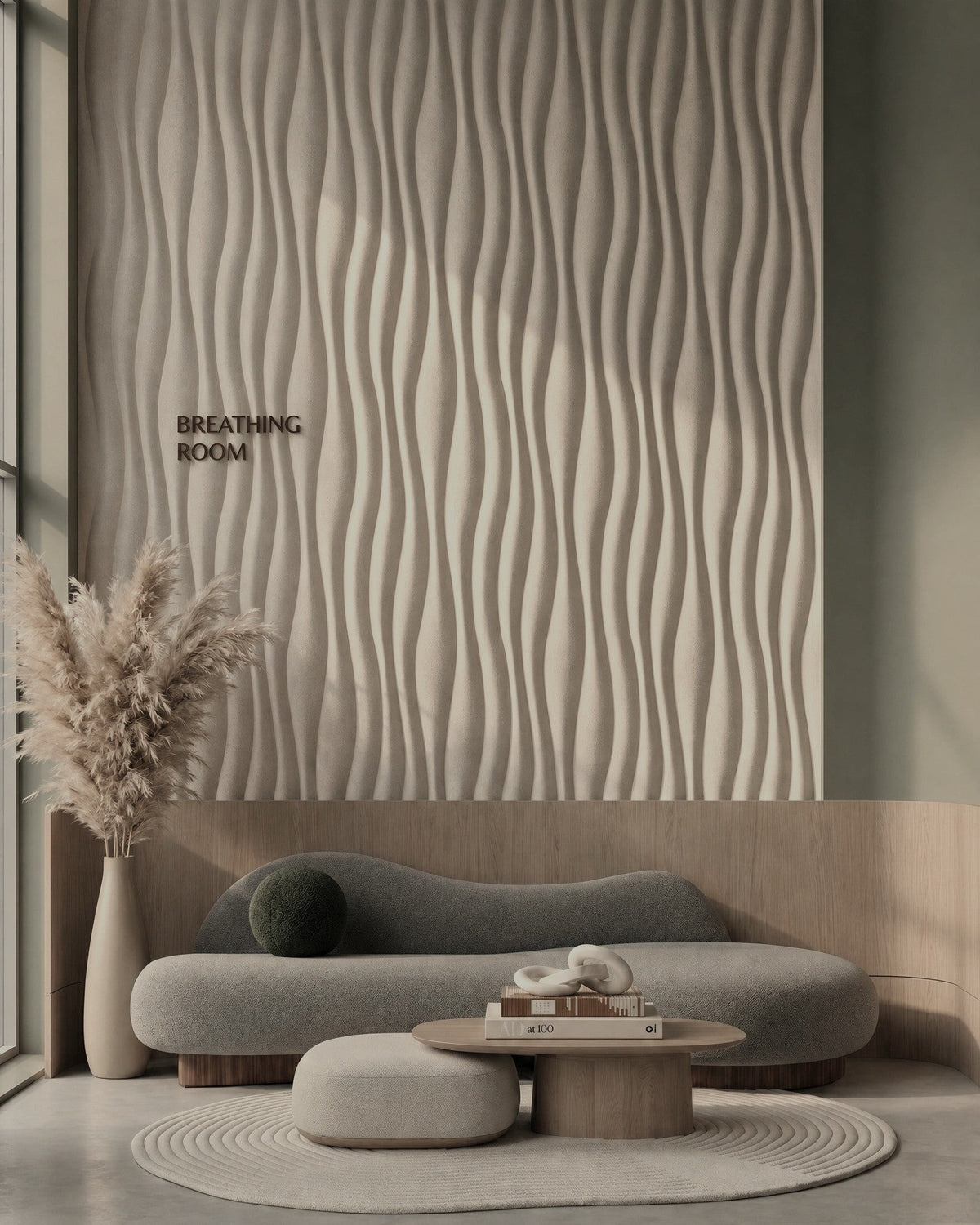 GYPSUM 3D WALL PANEL | RIPPLE 0076