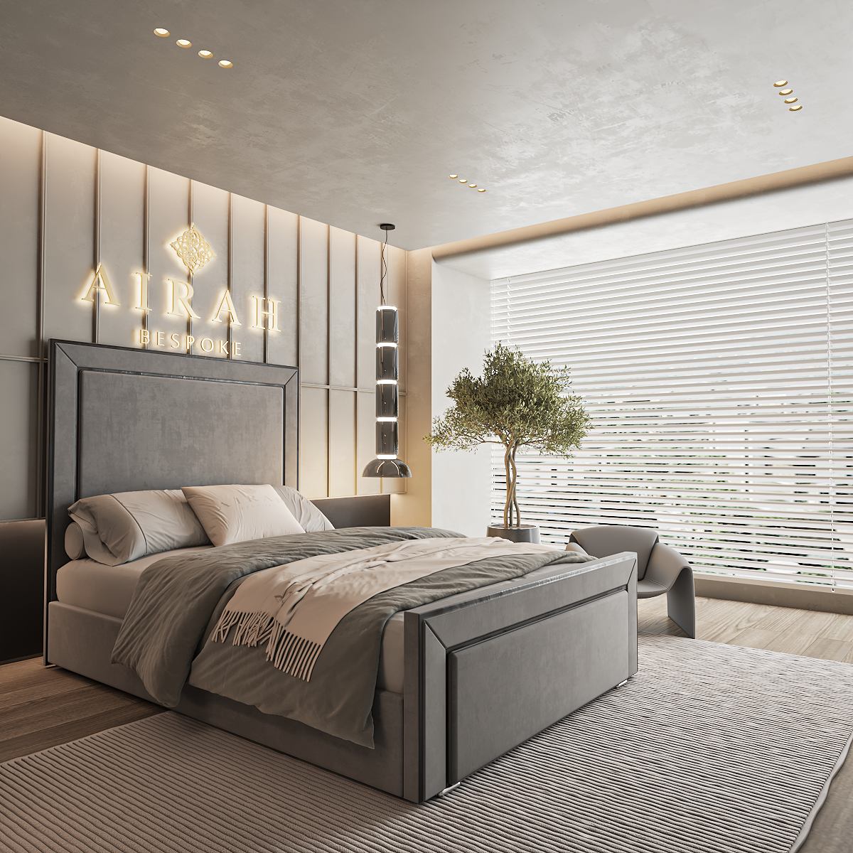 Modern Arden bed frame UK – stylish upholstered frame for contemporary bedrooms