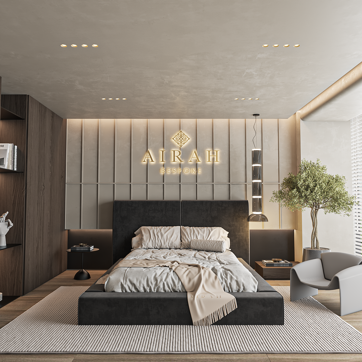 Modern Sterling bed frame UK – stylish upholstered frame for contemporary bedrooms