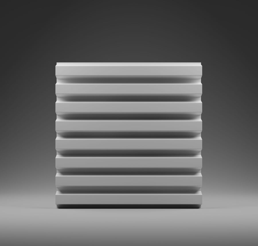 Sample Ligneo S0112 — Gypsum 3D Wall Panel