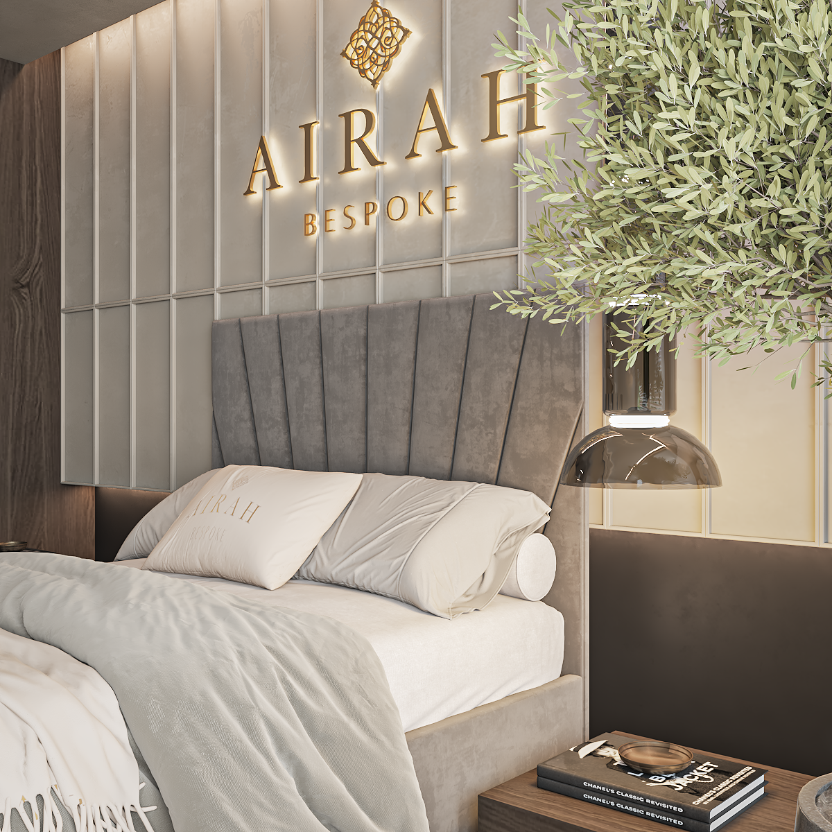 Modern Ansel bed frame UK – stylish upholstered frame for contemporary bedrooms