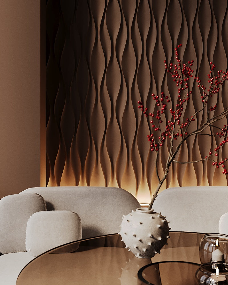 GYPSUM 3D WALL PANEL | FLOW 0111