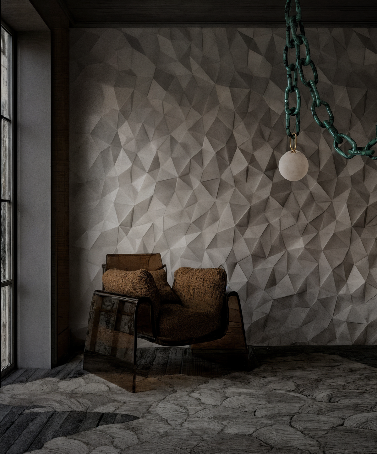 GYPSUM 3D WALL PANEL | SAMPLE FACET S0043