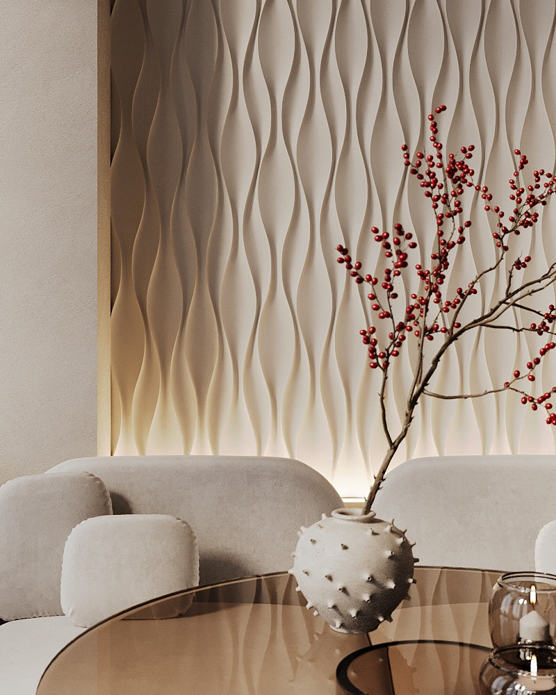 GYPSUM 3D WALL PANEL | FLOW 0111