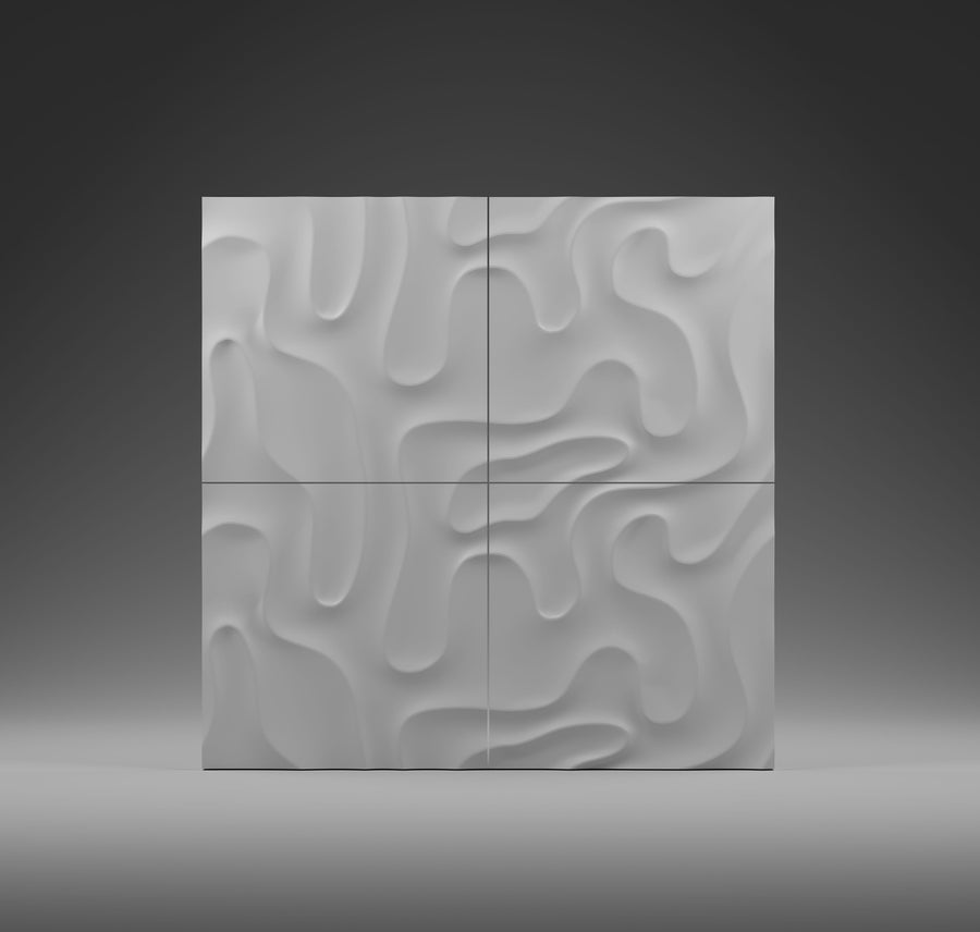 Sample Mystic S0136 — Gypsum 3D Wall Panel
