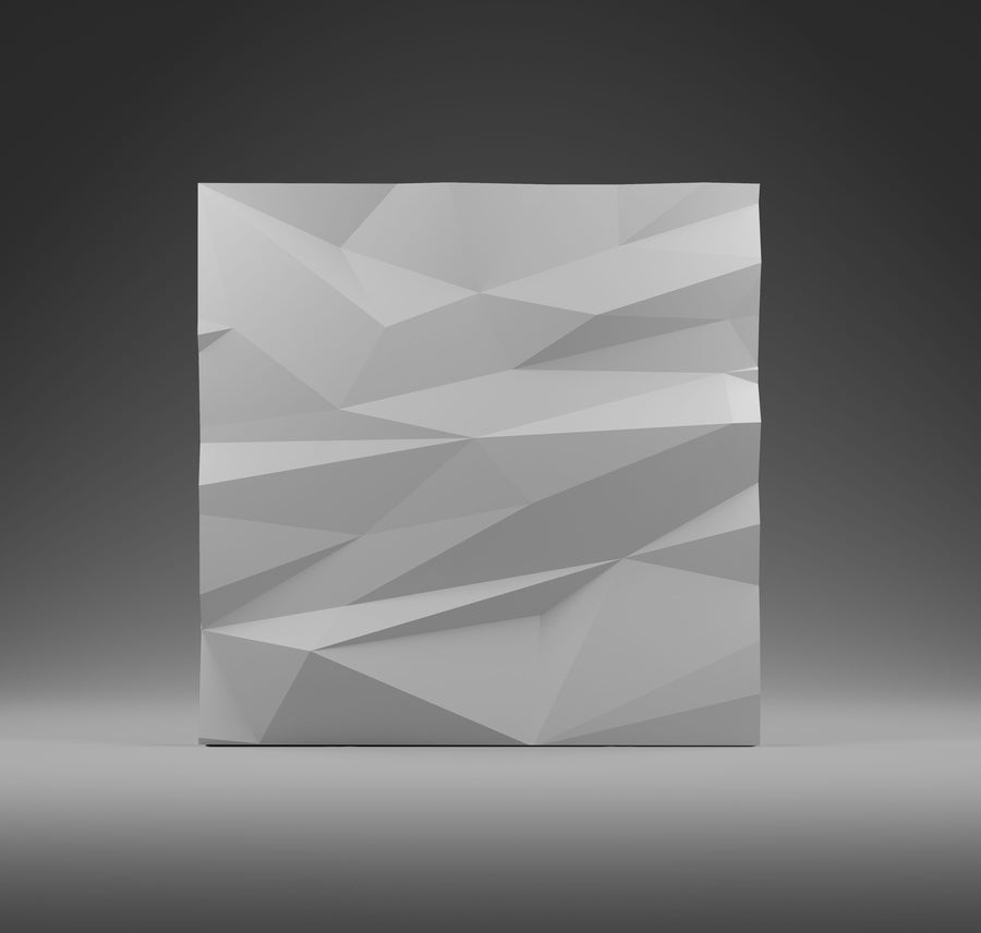 Sample Ridge S0050 — Gypsum 3D Wall Panel