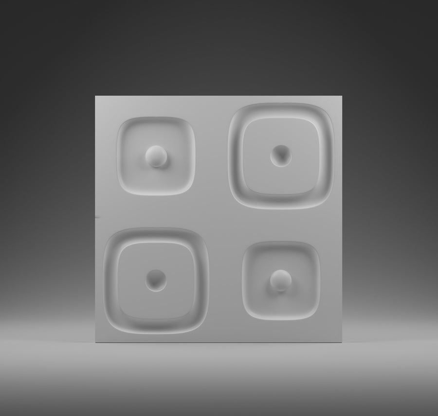 Sample Punto S0079 — Gypsum 3D Wall Panel