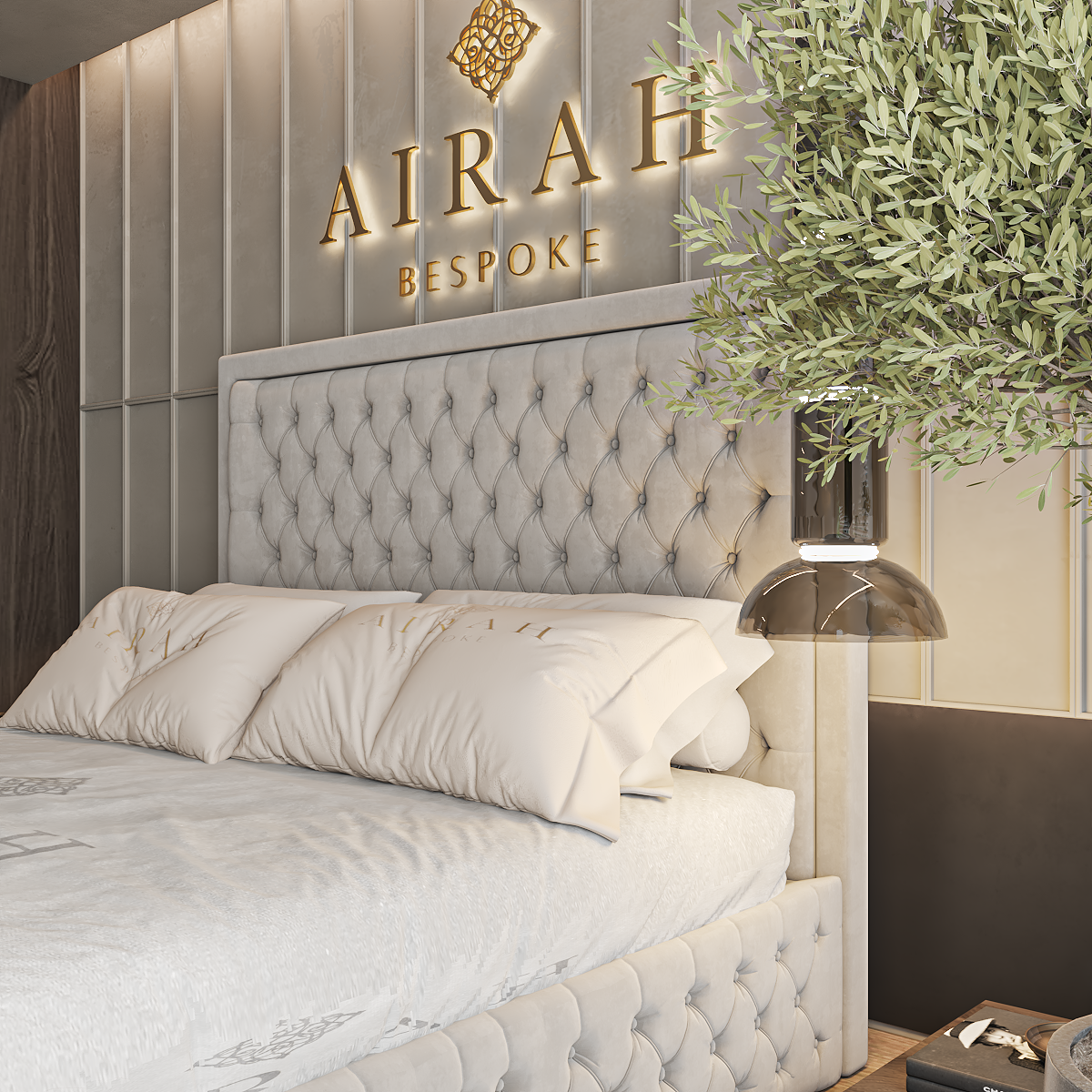 Seren upholstered bed – premium bed frame for contemporary UK bedrooms