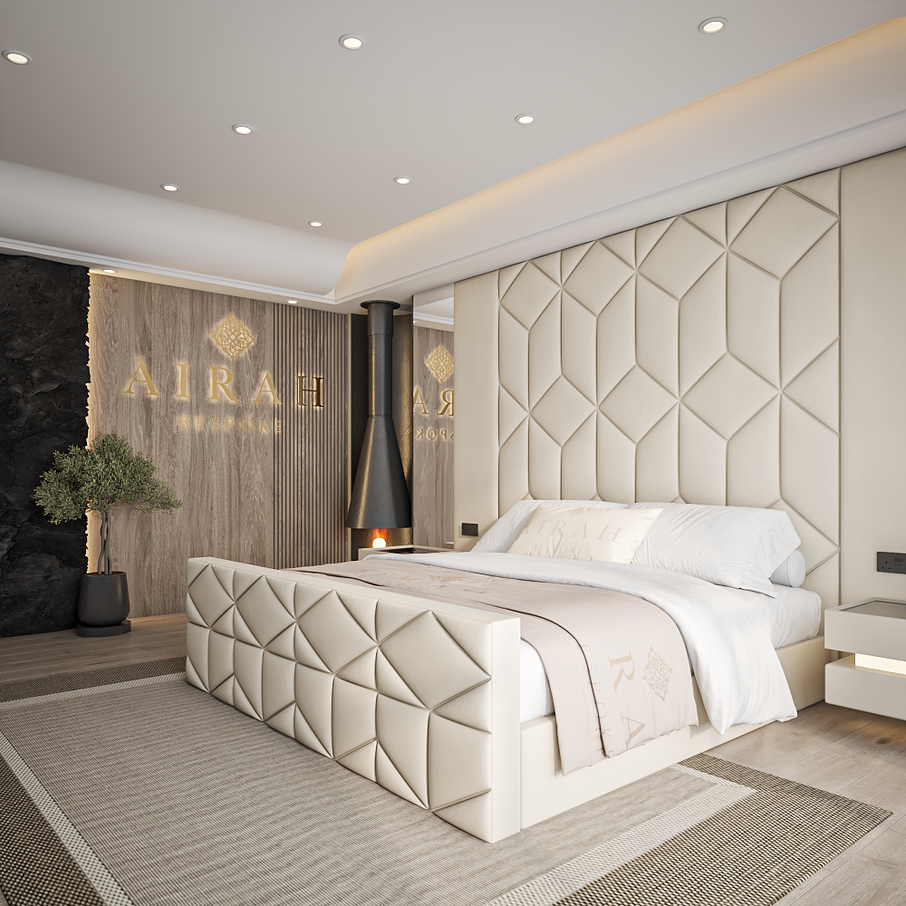 Modern Alora bed frame UK – stylish upholstered frame for contemporary bedrooms