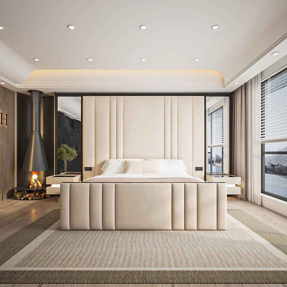 The Eden foot board featuring designer craftsmanship, contemporary bedroom furniture