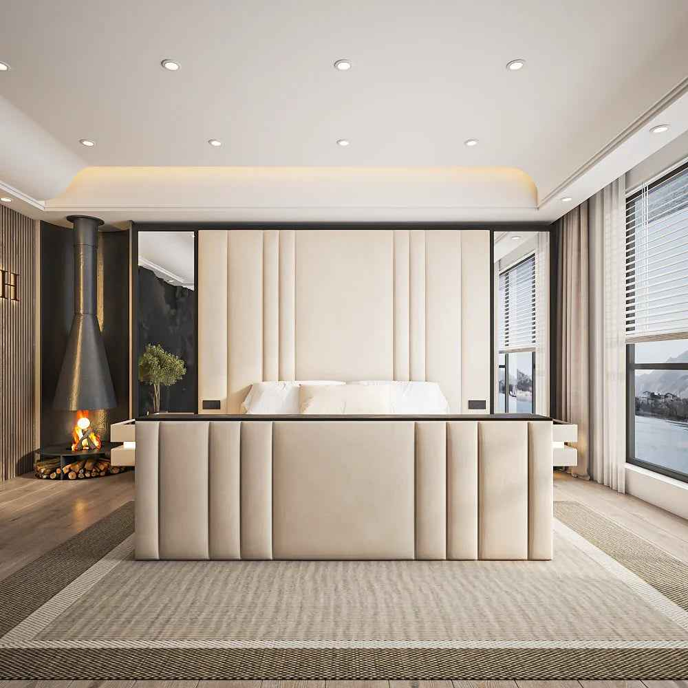 The Eden high end TV conversion unit, luxury concealed TV cabinet for modern living rooms