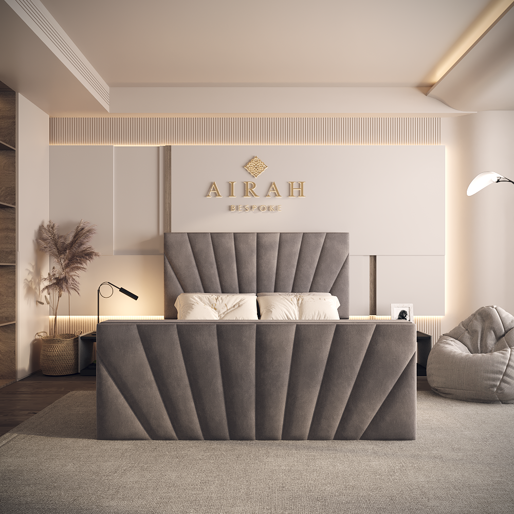 Tovia Bed – premium upholstered bed frame for stylish UK bedrooms