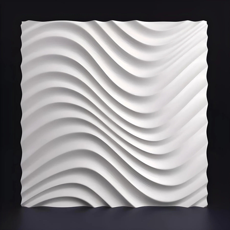 Zanzi 0023 — Gypsum 3D Wall Panel