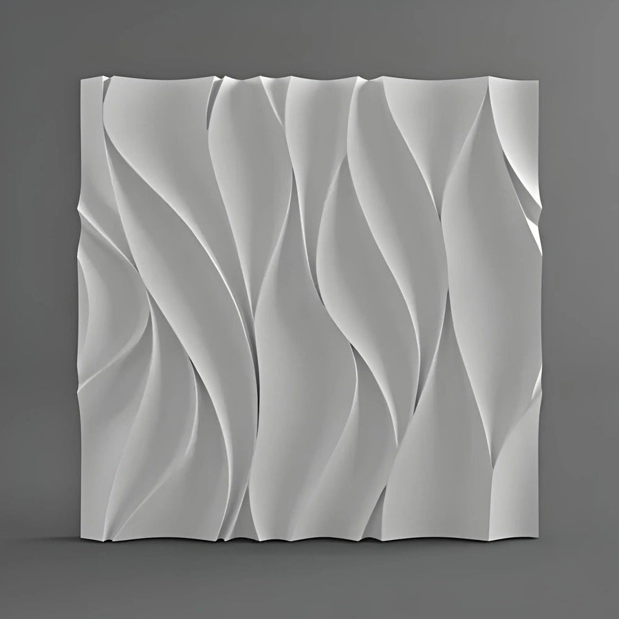Sample Choppy S0034 — Gypsum 3D Wall Panel