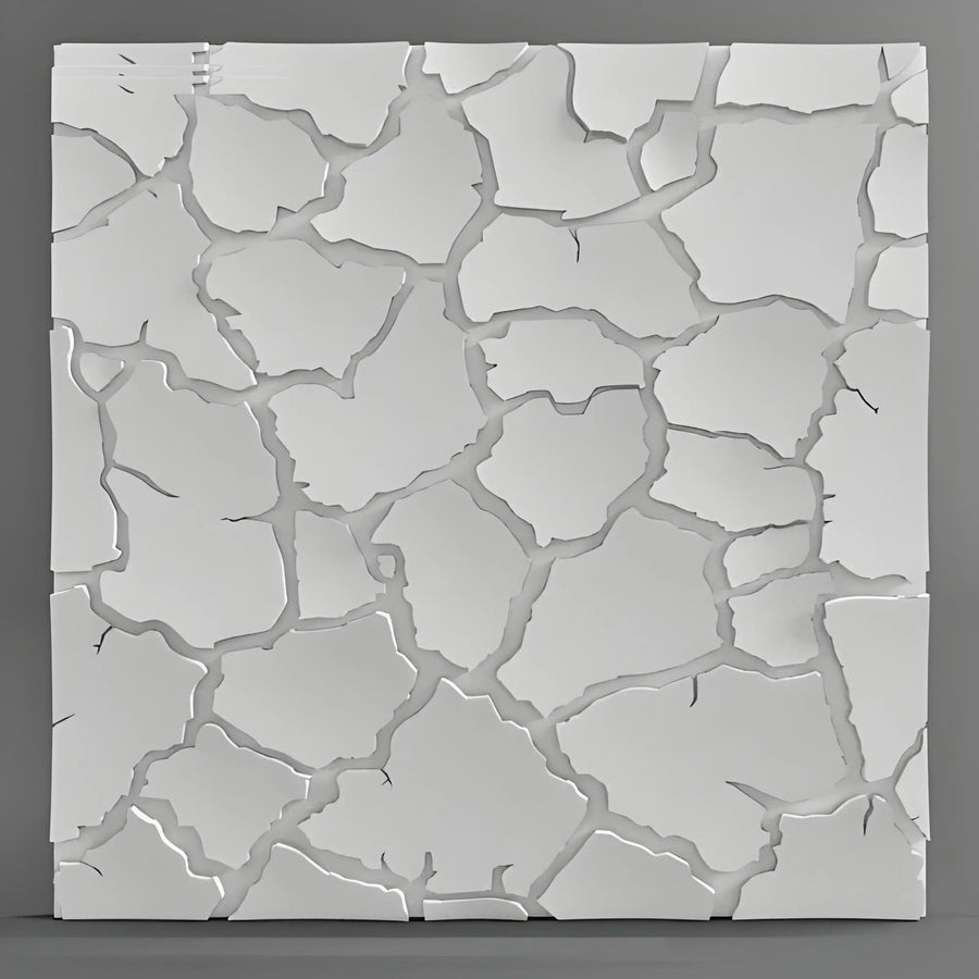 Sahara 0048 — Gypsum 3D Wall Panel