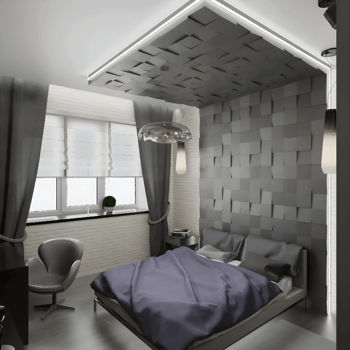GYPSUM 3D WALL PANEL | PIXEL 0081