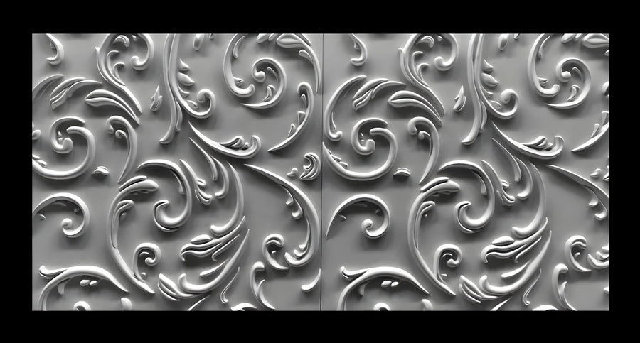 Sample Ornata S0150 — Gypsum 3D Wall Panel