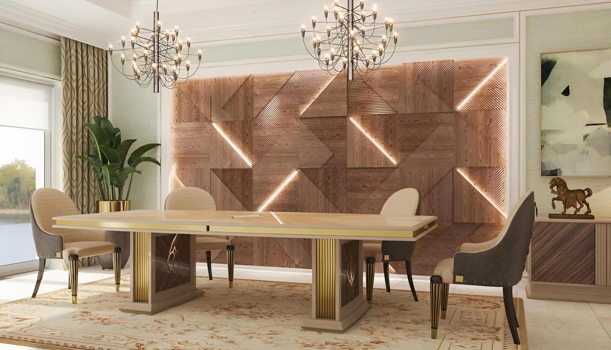 GYPSUM 3D WALL PANEL | FUTUR + LED 0042