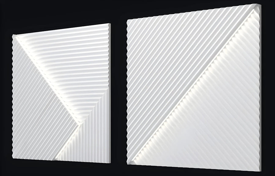 Sample Futur S0042 — Gypsum 3D Wall Panel