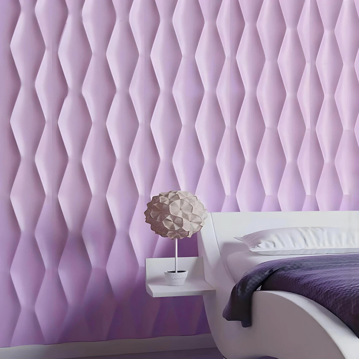 GYPSUM 3D WALL PANEL | SAMPLE ZIGZAG S0025