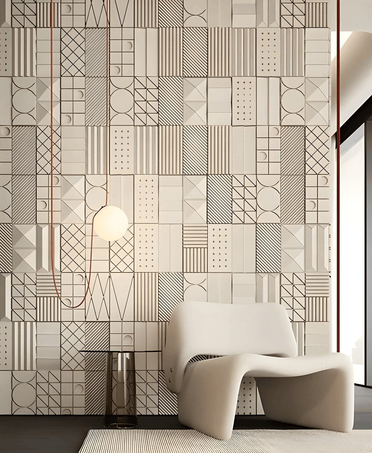 GYPSUM 3D WALL PANEL | SAMPLE INCA S0082