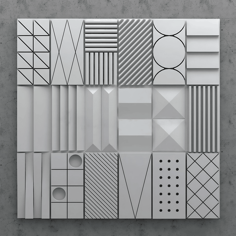 Sample Inca S0082 — Gypsum 3D Wall Panel