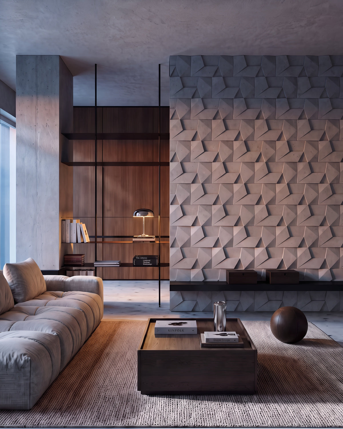 GYPSUM 3D WALL PANEL | ORIGAMI 0024