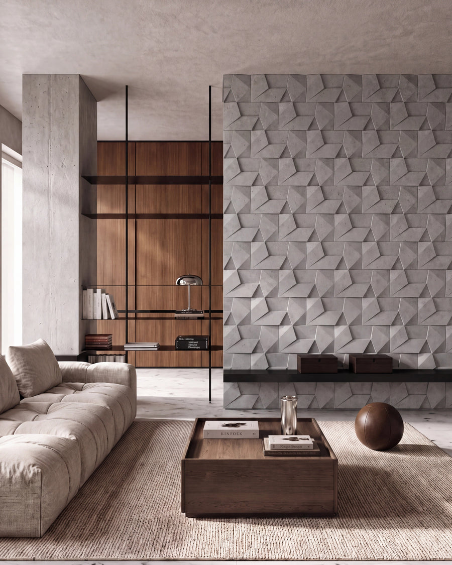 Origami 0024 — Gypsum 3D Wall Panel