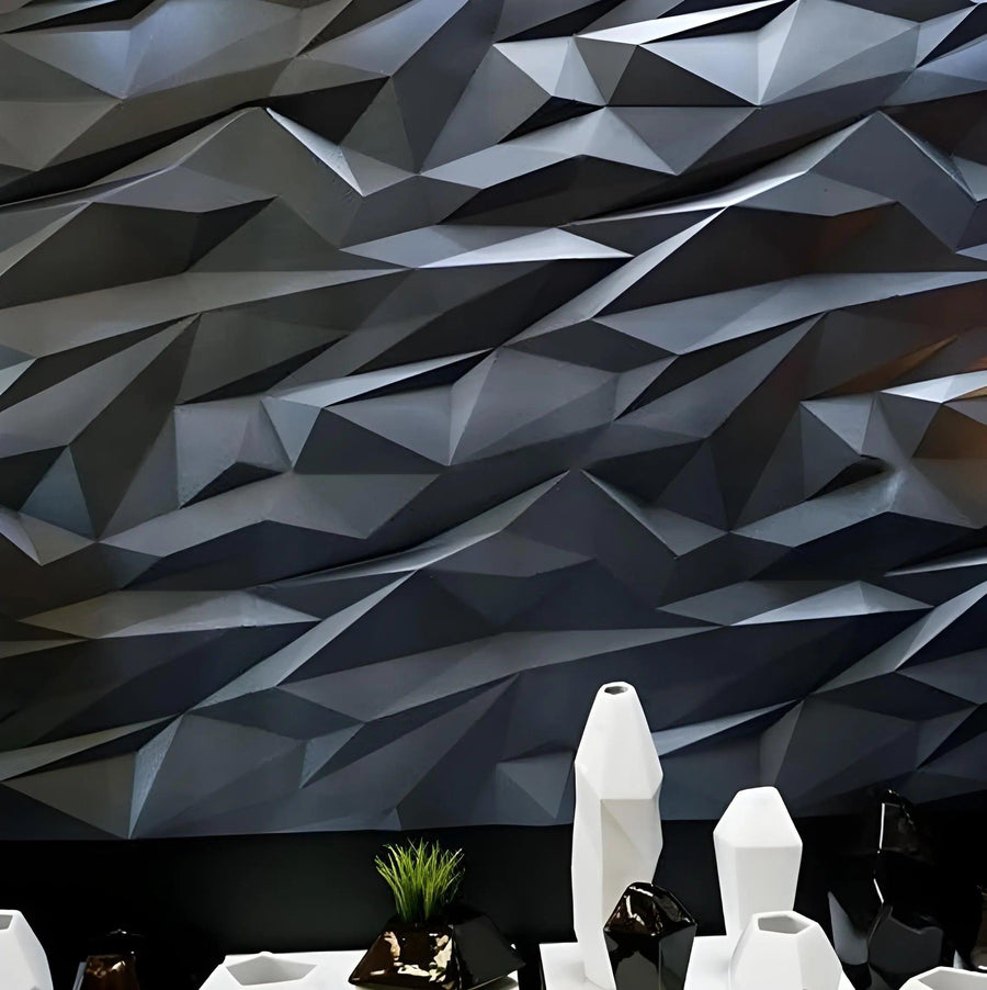 Ridge 0050 — Gypsum 3D Wall Panel