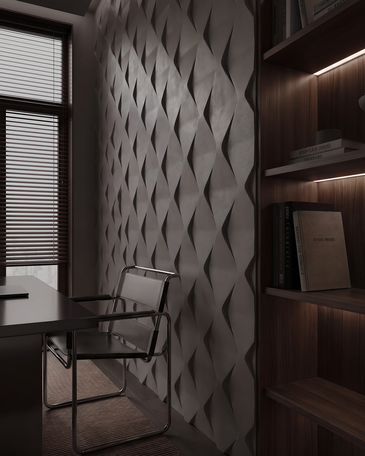 GYPSUM 3D WALL PANEL | ROMBO  0118