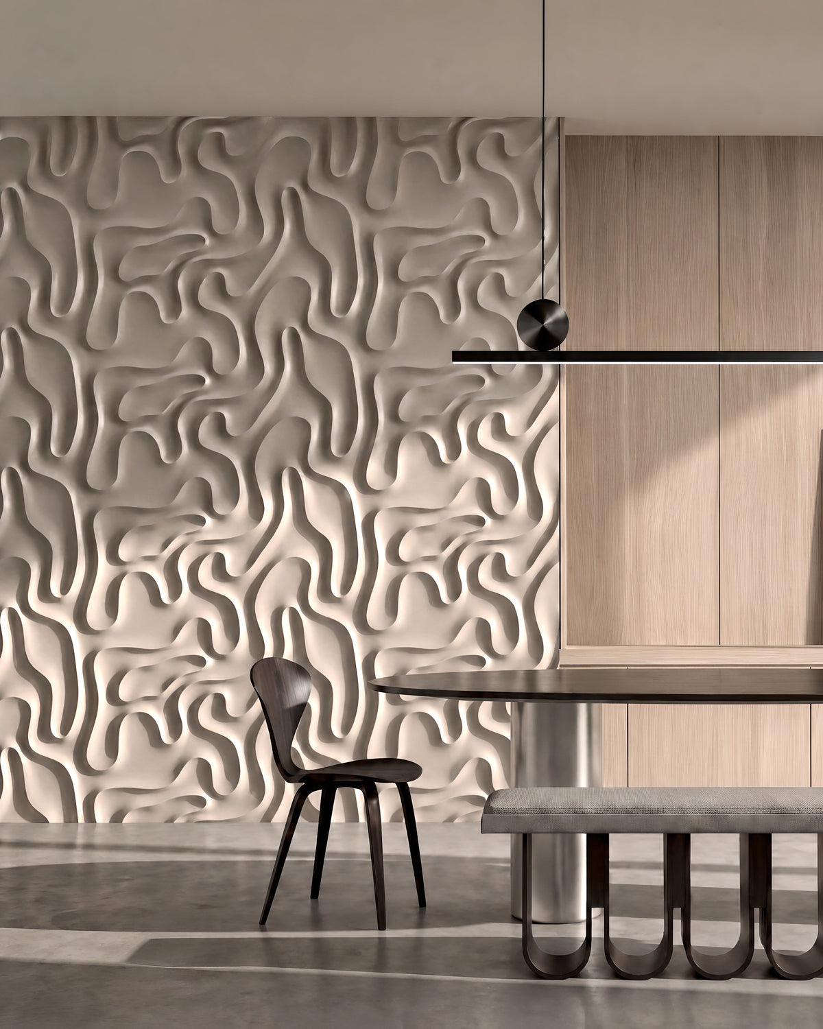 GYPSUM 3D WALL PANEL | MYSTIC 0136