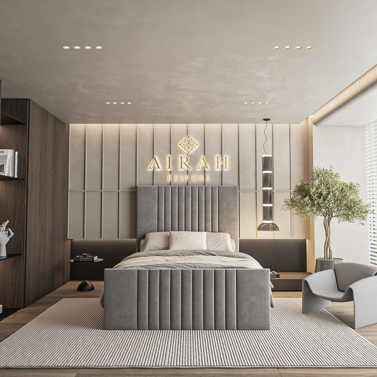 Modern Easton bed frame UK – stylish upholstered frame for contemporary bedrooms